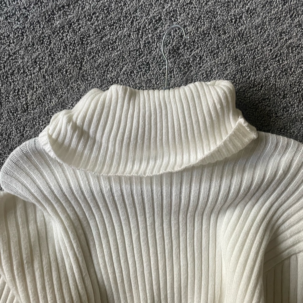 Turtle neck sweater dress